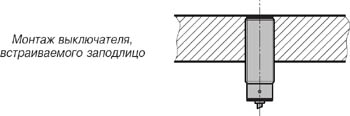 Монтаж выключателя заподлицо